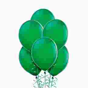 Гелиевые шарики зеленые
