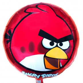 Гелиевый шар Angry Birds красный