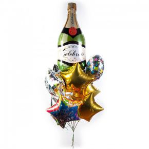 Набор на День Рождения с шампанским и звездами